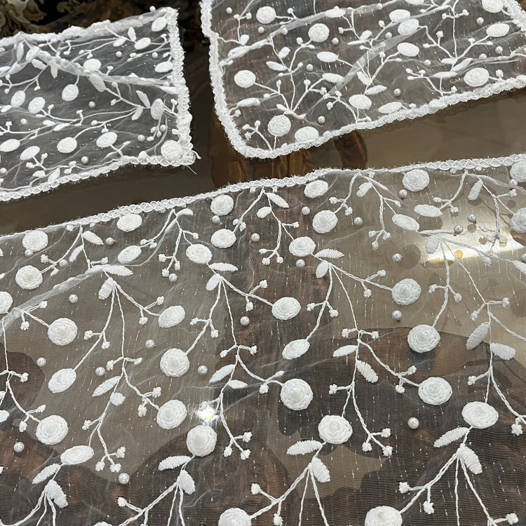 رومیزی مرواریدی سه تیکه