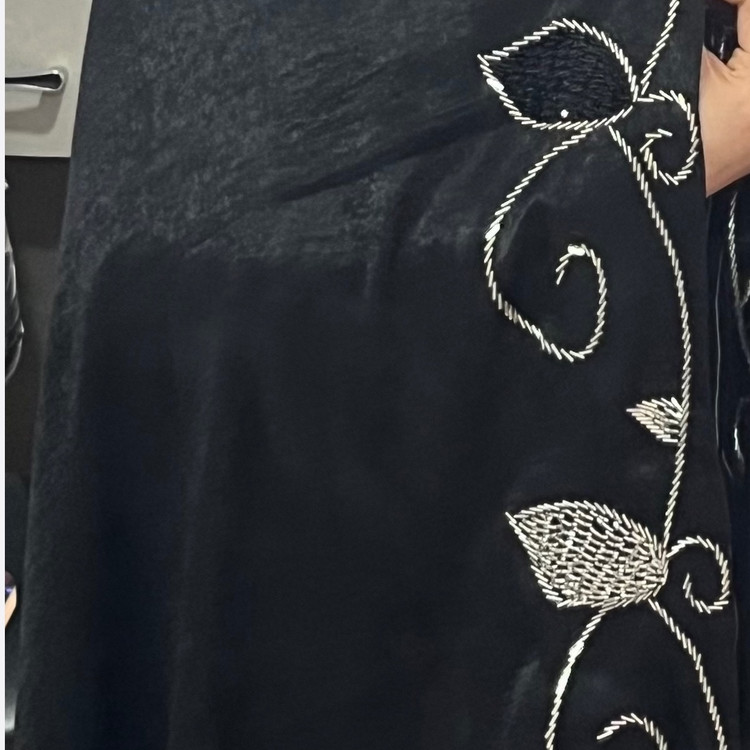 شال مشکی جواهر دوزی 12 عددی عمده