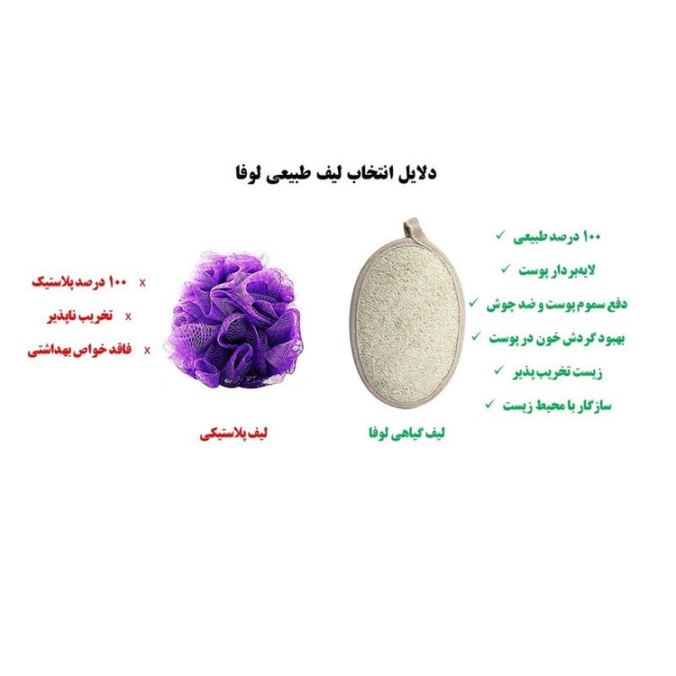 لیف لوفا طبیعی لایه بردار