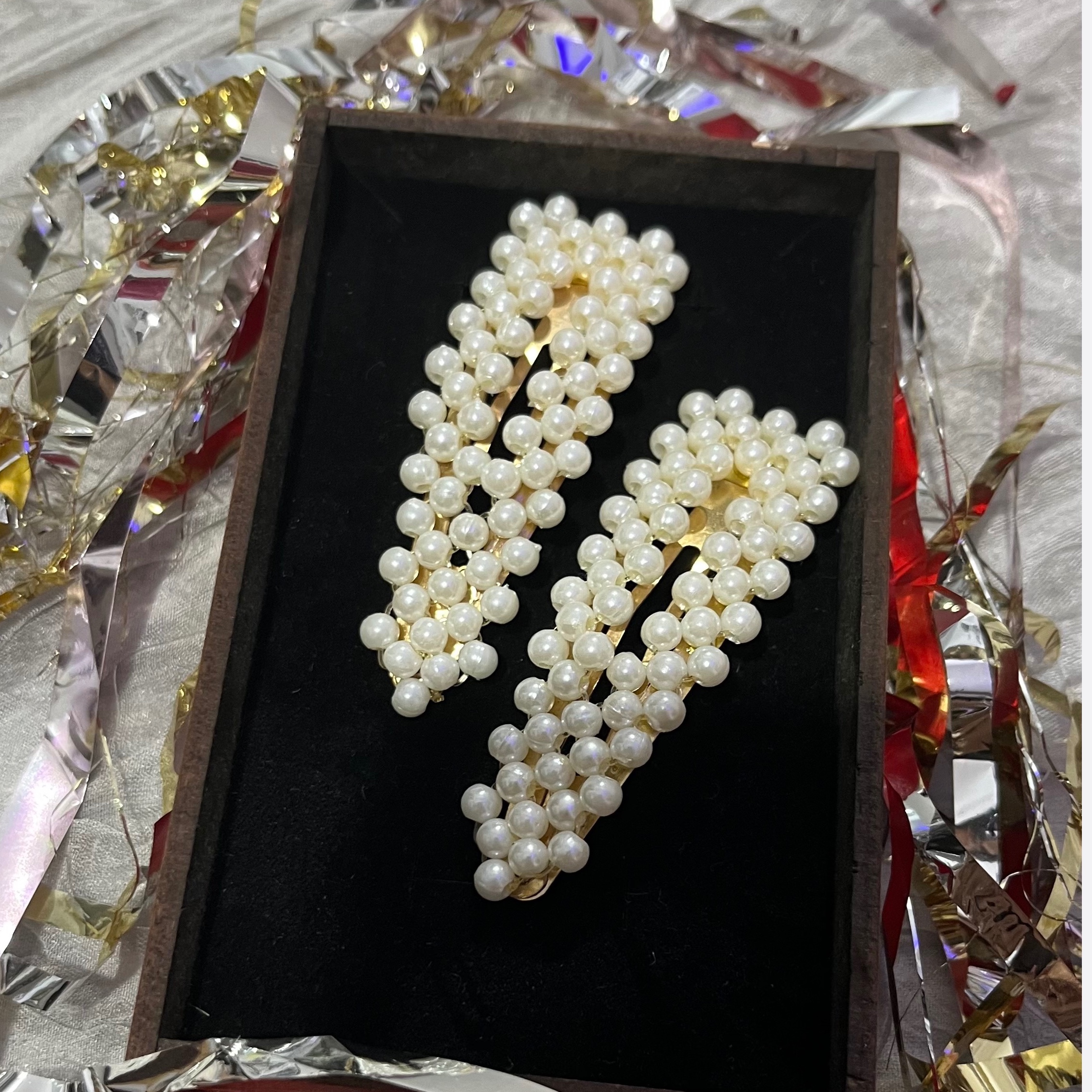 12 عدد گیر سر مرواریدی